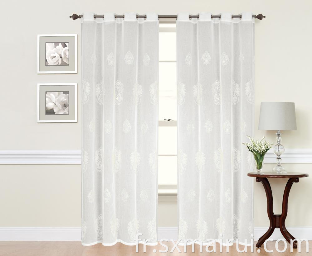 Dori Sheer Embroidery Curtain Panel